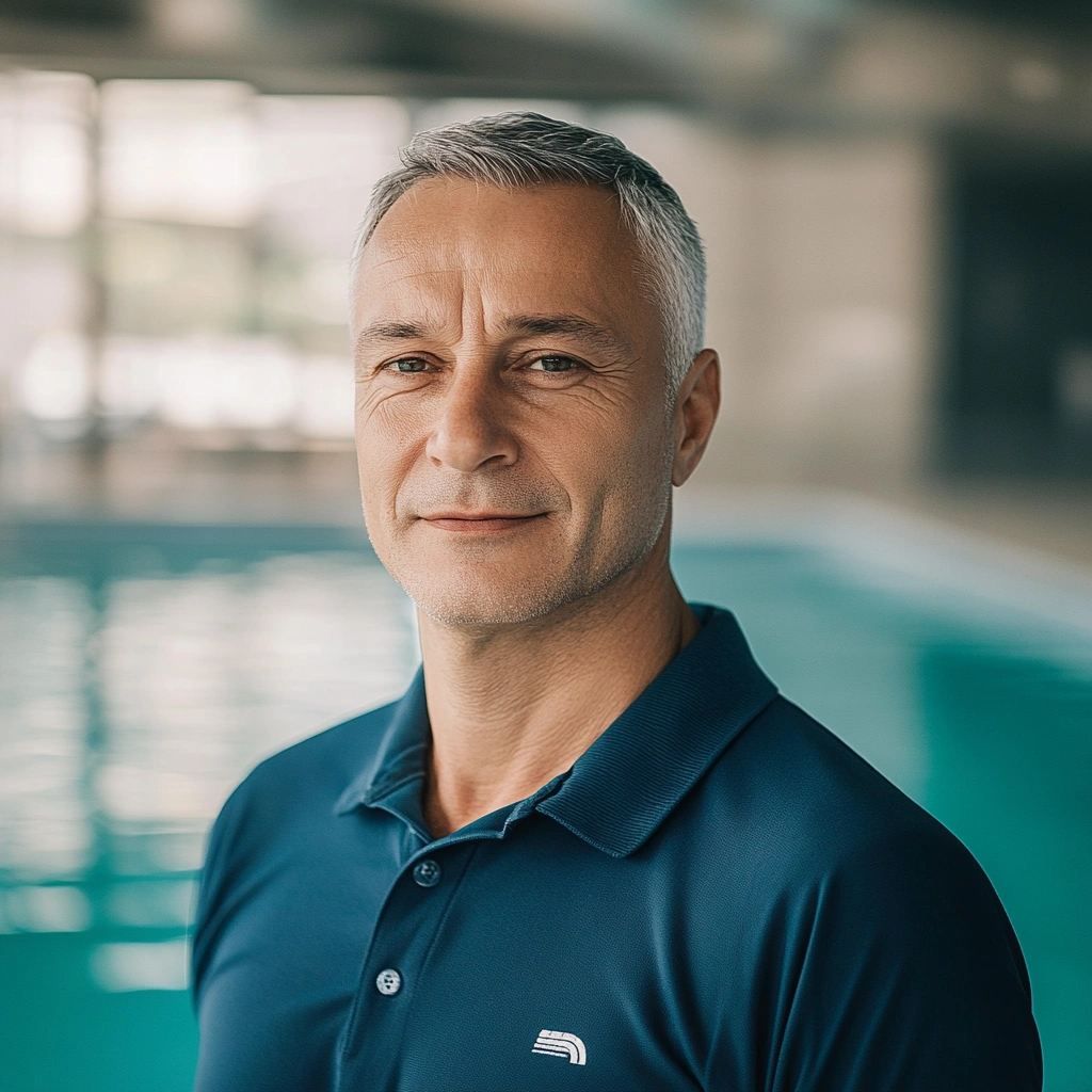 Андрій Коваленко - інструктор з аквааеробіки